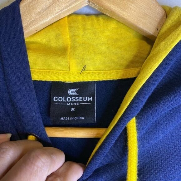 NWT Michigan men hoodie size small blue en yellow - Picture 5 of 5